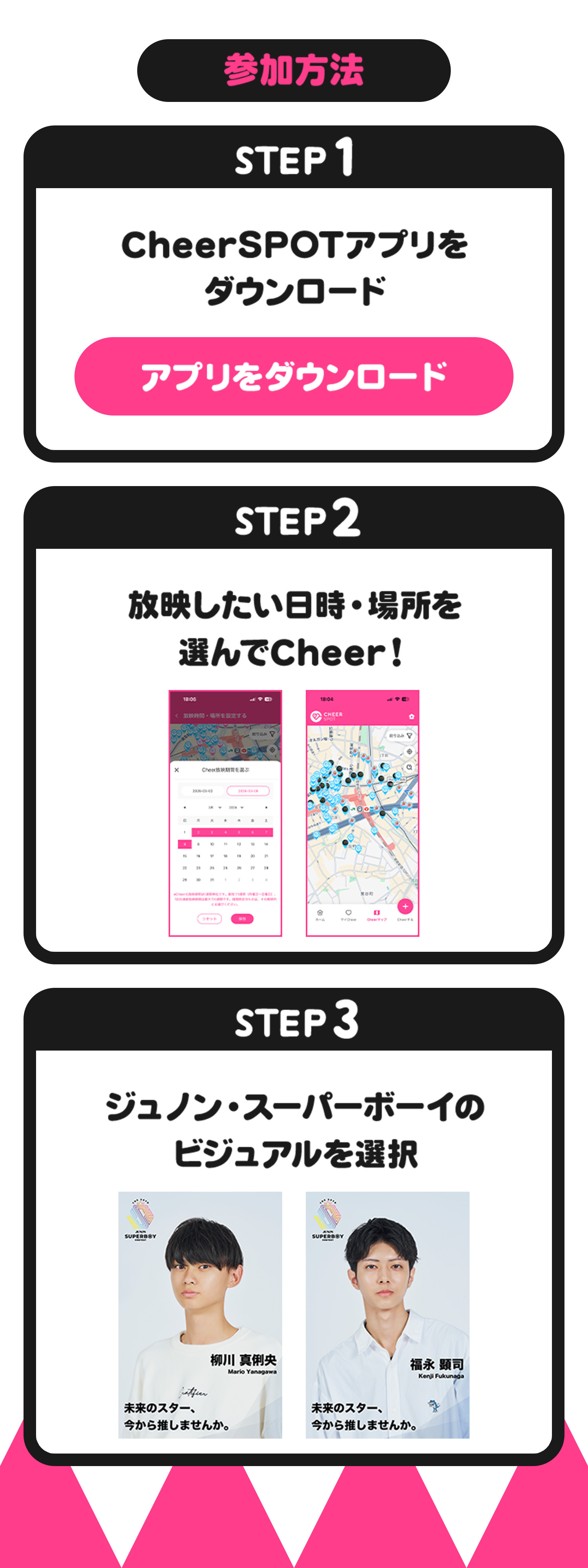 CheerSPOT × ジュノンボーイ